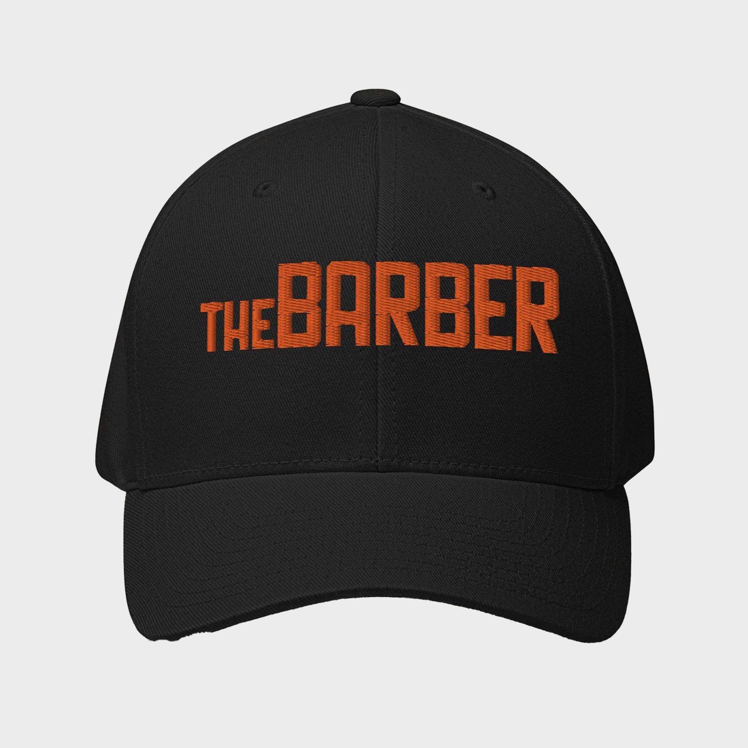 Cap Black/Orange - The Barber Style