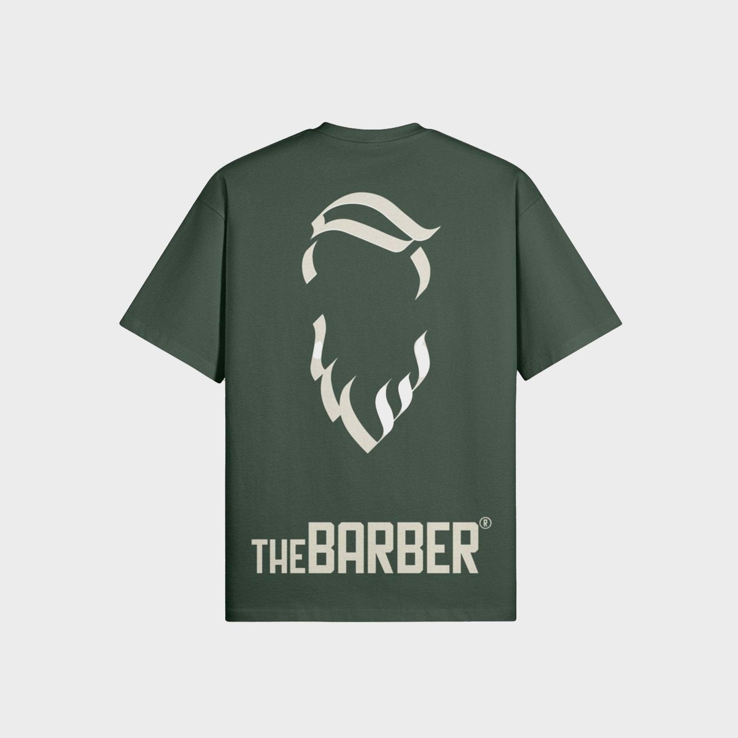 Crew Neck Beige Badge - The Barber Style