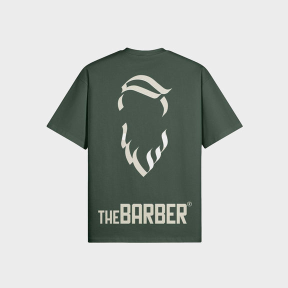Crew Neck Beige Badge - The Barber Style