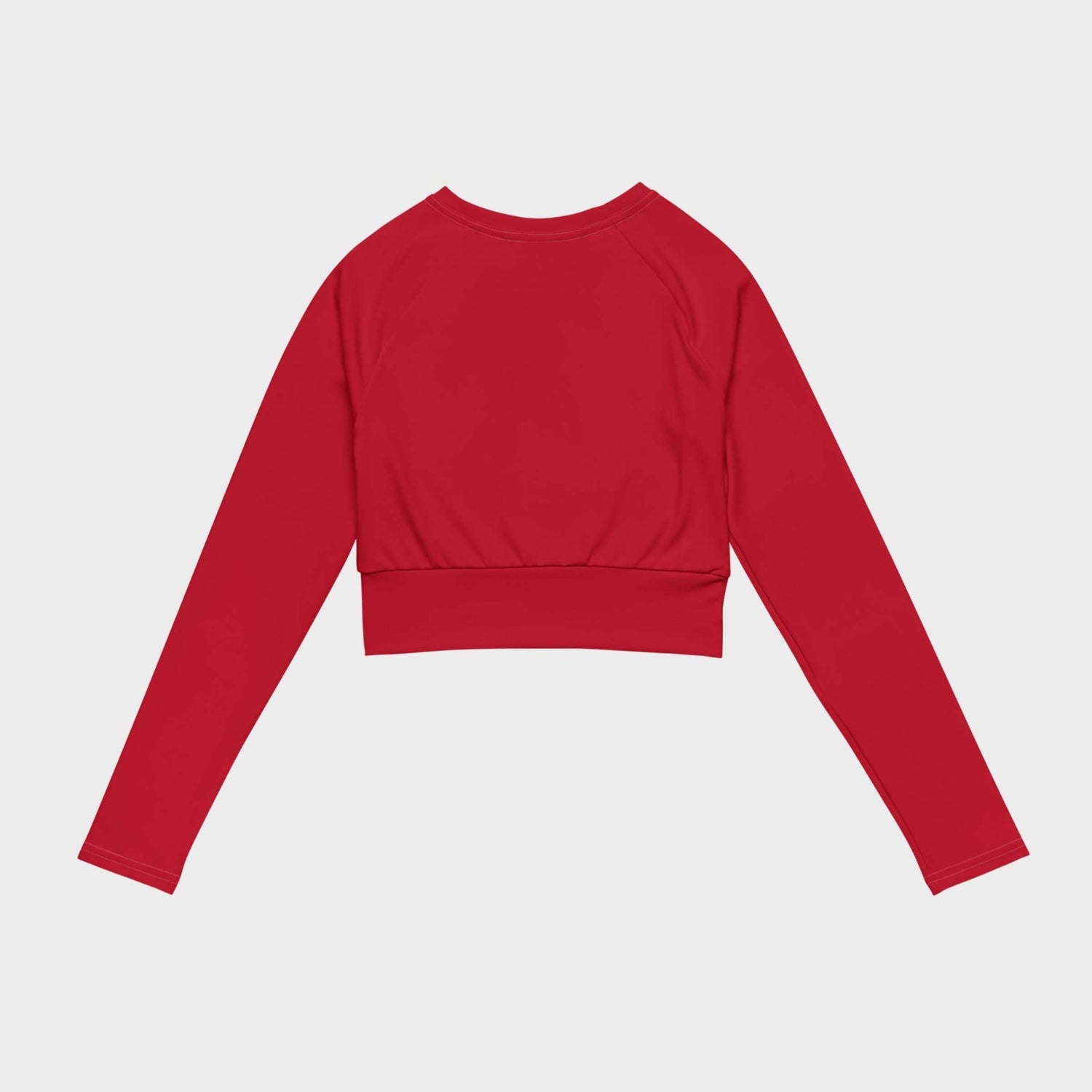Langarm Crop Top RED - The Barber Style